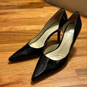 Anne Klein Black Patent D’orsay Pumps